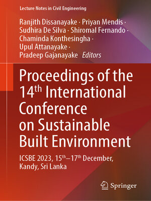 cover image of Proceedings of the 14th International Conference on Sustainable Built Environment